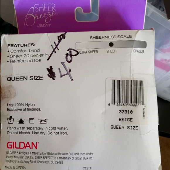 Sheer Breeze 10pk Knee High Stockings - Picture 2 of 2